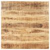 vidaXL Superficie de mesa madera maciza de mango 25-27 mm 80x80 cm