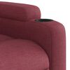 vidaXL Sill&oacute;n el&eacute;ctrico reclinable elevable de tela rojo tinto