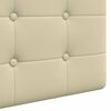 vidaXL Cabecera Colgante Crema 100 x 55 x 5 cm Cuero sint&eacute;tico