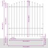 vidaXL Valla de Jard&iacute;n 7 pcs 170 x 215 cm