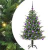 vidaXL &Aacute;rbol de Navidad Artificial Pre-iluminado con Juego de Bolas