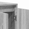 vidaXL Vitrina Gris sonoma 120 x 41 x 75 cm Madera contrachapada