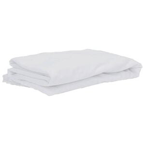 vidaXL Protector de colch&oacute;n impermeable blanco 140x190 cm