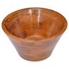 vidaXL Lavabo de madera maciza de teca &Phi;40x20 cm