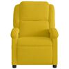 vidaXL Sillón reclinable eléctrico de terciopelo amarillo