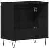 vidaXL Gabinete de Lavabo para Baño Roble Negro 58 x 33 x 60 cm