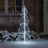 vidaXL &Aacute;rbol de Navidad con 100 LED Fr&iacute;o 120 cm Acr&iacute;lico