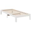 vidaXL Cama sin colch&oacute;n madera maciza de pino blanca 80x200 cm