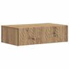 vidaXL Mesa Lateral Montada en la Pared 87,5 x 34,5 x 17 cm