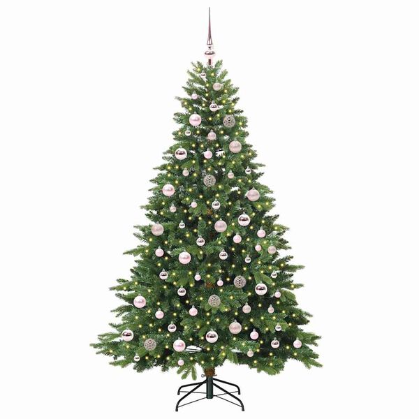 vidaXL &Aacute;rbol de Navidad artificial con 300 LED Verde 180 cm PE y PVC