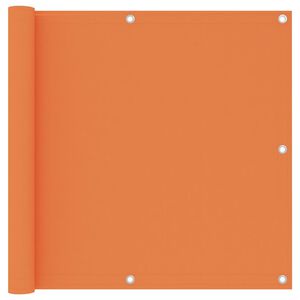 vidaXL Toldo para balc&oacute;n tela oxford naranja 90x400 cm