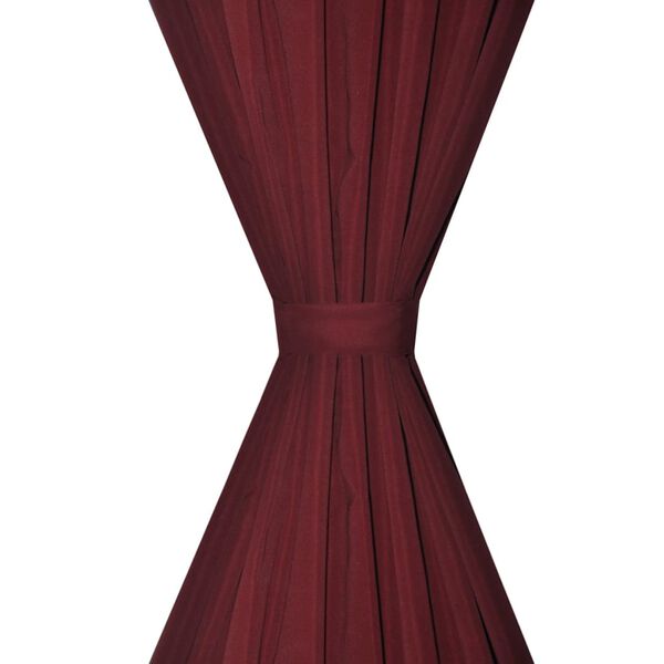 vidaXL Cortinas opacas 2 uds doble capa 140x245 borgo&ntilde;a ahorro energ&iacute;a