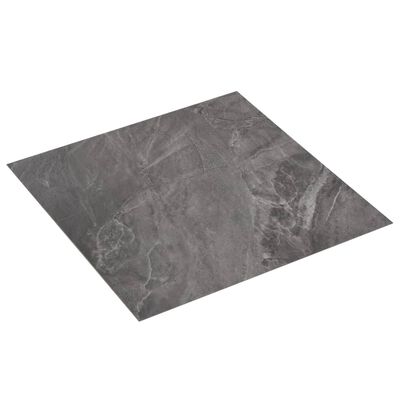 vidaXL Lamas para suelo de PVC autoadhesivas negro con motivos 5,11 m²