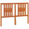 vidaXL Cabecero de cama madera maciza de pino marr&oacute;n cera 140 cm
