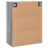 vidaXL Armario de pared madera ingeniería gris Sonoma 69,5x34x90 cm