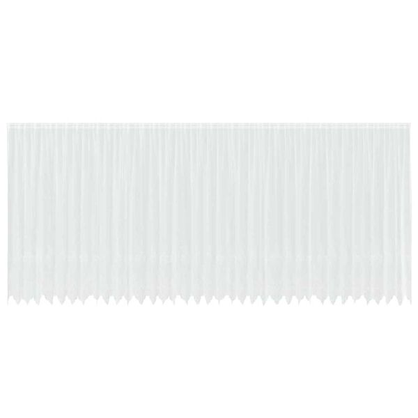 vidaXL Cortina de Encaje con cortinas Floral 200 x 900 cm Poli&eacute;ster