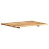 vidaXL Superficie de mesa de madera maciza de acacia 80x(50-60)x2,5 cm