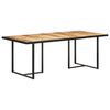vidaXL Mesa de comedor madera de mango rugosa 200 cm