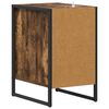 vidaXL Mesa de Noche Roble Humo 39,5 x 30 x 50 cm Madera contrachapada