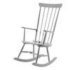 Vipack Silla mecedora Rocky madera gris