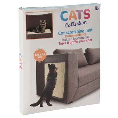 Pets Collection Alfombrilla rascador para gatos gris 130x45 cm