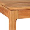 vidaXL Mesa de comedor de madera maciza 118x60x76 cm