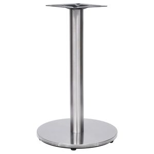 vidaXL Pata de mesa de bistr&oacute; plateada &Oslash;45x72 cm acero inoxidable