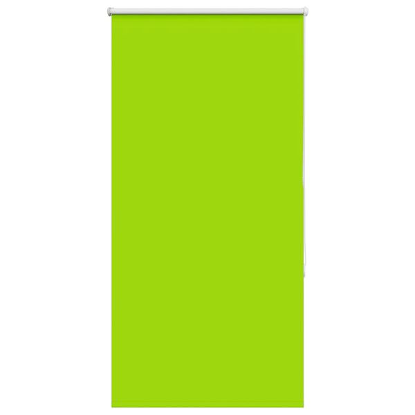 vidaXL Estor Enrollable Opaco hojas verde 70x150 cm Tela Ancho 65,7 cm