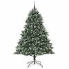 vidaXL &Aacute;rbol de Navidad artificial Verde 240 cm PVC, Pl&aacute;stico y Acero