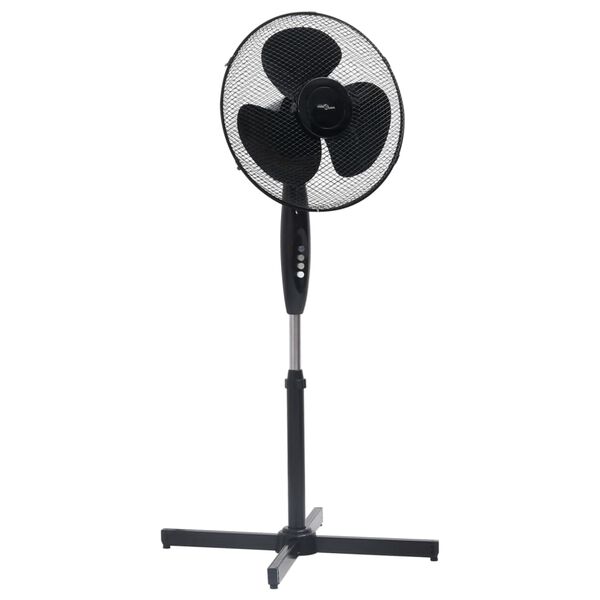 vidaXL Ventilador de pie &Phi;40 cm 120 cm negro