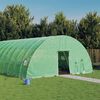 vidaXL Invernadero con estructura de acero verde 60 m&sup2; 10x6x2,85 m