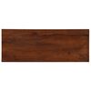 vidaXL Tablero mesa rectangular madera maciza reciclada 80x40x3,8 cm