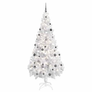 vidaXL &Aacute;rbol de Navidad artificial con luces y bolas 620 ramas 180 cm