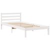 vidaXL Estructura de cama sin colch&oacute;n madera de pino blanca 90x200 cm