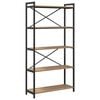 vidaXL Estante de libros 80 x 30 x 155 cm Madera de ingenier&iacute;a