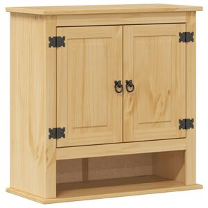 vidaXL Armario de ba&ntilde;o Corona madera maciza de pino 70x33x71,5 cm