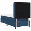 vidaXL Cama tipo Box Spring con colch&oacute;n Azul 90 x 200 cm tela