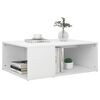 vidaXL Mesa de centro madera contrachapada blanco 90x67x33 cm