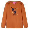 vidaXL Camiseta infantil de manga larga color co&ntilde;ac 92