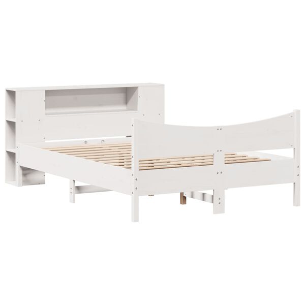 vidaXL Estructura de cama sin colch&oacute;n madera maciza de pino 160x200 cm