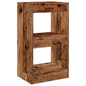 vidaXL Estanter&iacute;a/divisor de espacios madera antigua 40x30x72 cm
