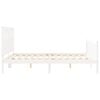 vidaXL Estructura de cama sin colch&oacute;n madera maciza de pino 160x200 cm