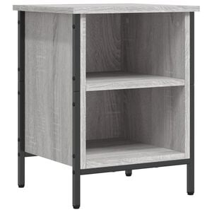 vidaXL Zapatero madera de ingenier&iacute;a gris Sonoma 38x35x50 cm