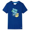 vidaXL Camiseta infantil azul oscuro 128