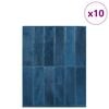 vidaXL Azulejo Rectangular 10 pcs Azul 29 x 23 x 0,08 cm