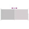 vidaXL Toldo lateral retr&aacute;ctil para patio gris 200x500 cm