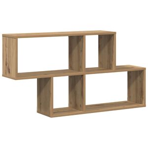 vidaXL Estante de pared Montada en la pared Roble artisan