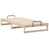 vidaXL Estructura de cama Marr&oacute;n 100 x 200 cm Madera de pino macizo