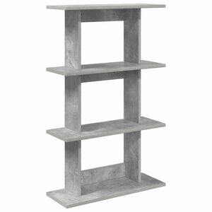 vidaXL Estante de pared Montada en la pared Gris 56 x 20 x 90 cm