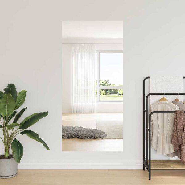 vidaXL Lámina de espejo 2 pcs Plateado PET